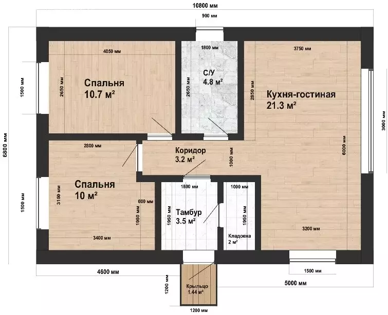 Дом в Тверь, Псковская улица, 30Е (84 м) - Фото 2