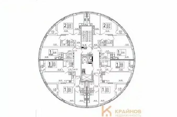 1-к кв. Воронежская область, с. Новая Усмань, Южный мкр  (39.09 м) - Фото 1
