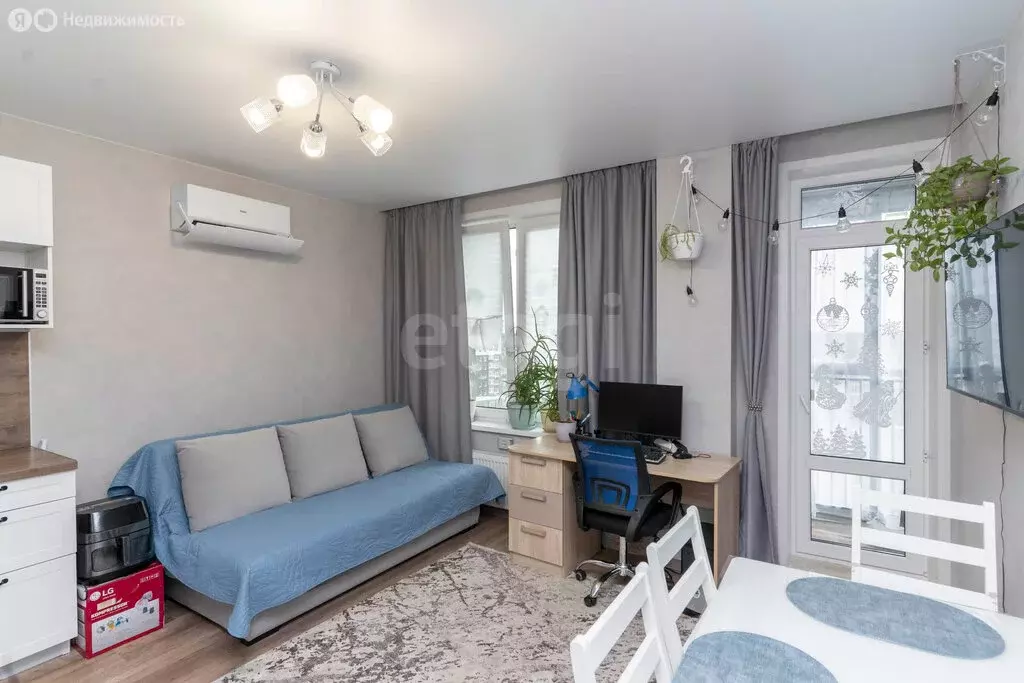 1-комнатная квартира: Тюмень, улица Константина Посьета, 4к1 (38.7 м) - Фото 2
