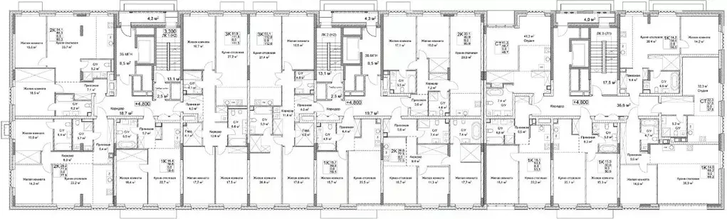 3-к кв. Нижегородская область, Нижний Новгород Ильинская ул. (111.5 м) - Фото 1