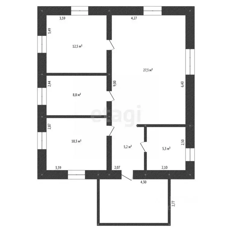 Дом в Башкортостан, Благовещенск  (120 м) - Фото 0