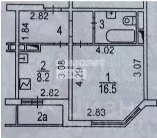 1-к кв. Москва Рождественская ул., 6 (37.8 м) - Фото 1