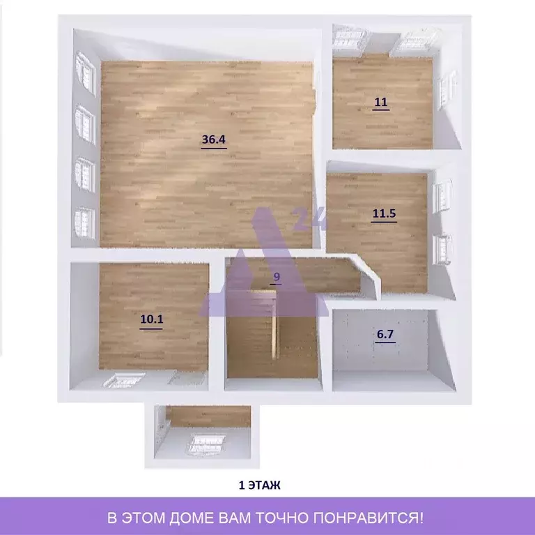 Коттедж в Алтайский край, Барнаул городской округ, Поселок Казенная ... - Фото 2