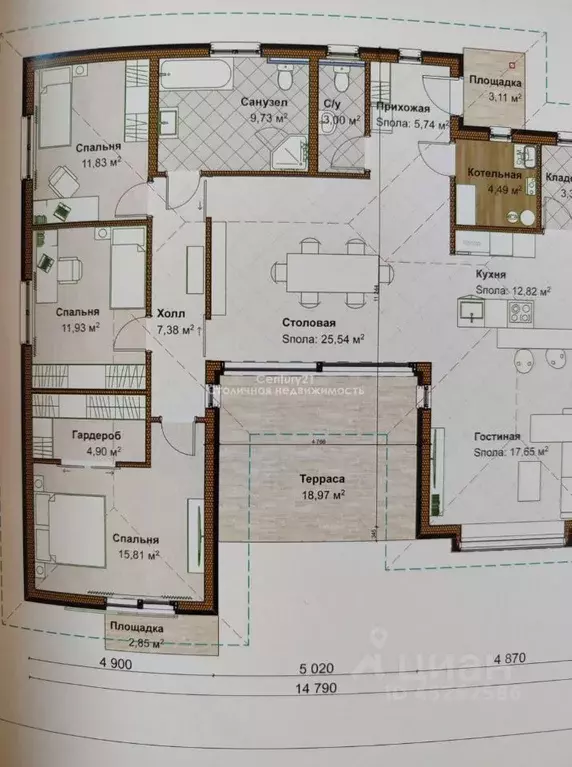 Дом в Москва № 22 кв-л,  (181 м) - Фото 1