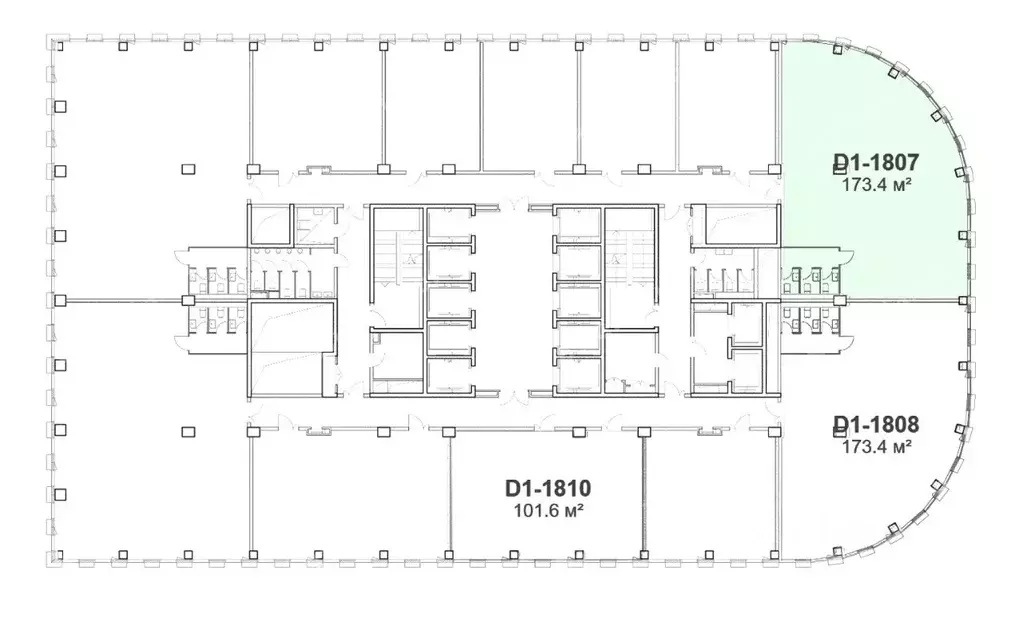 Офис в Москва Стоун Савеловская бк, 1 (173 м) - Фото 1