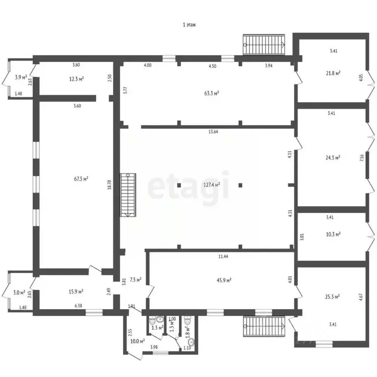 Торговая площадь в Ямало-Ненецкий АО, Новый Уренгой просп. Мира, 30 ... - Фото 2