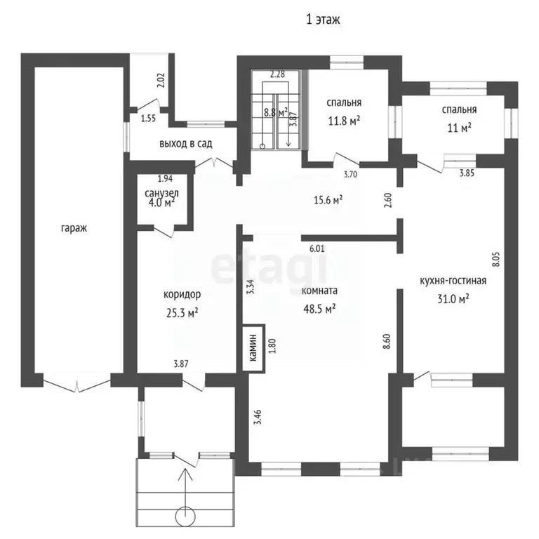 Дом в Тюменская область, Тюмень Широтная ул. (440 м) - Фото 2