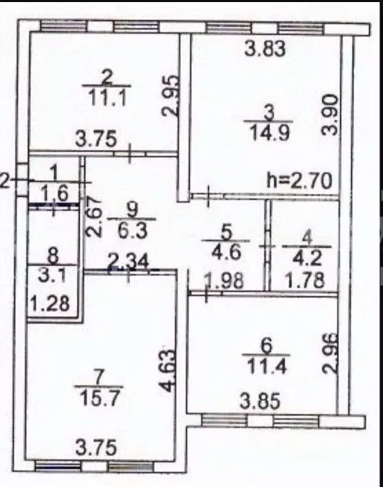 Дом в Кемеровская область, Кемерово Юбилейная ул., 36 (73 м) - Фото 2