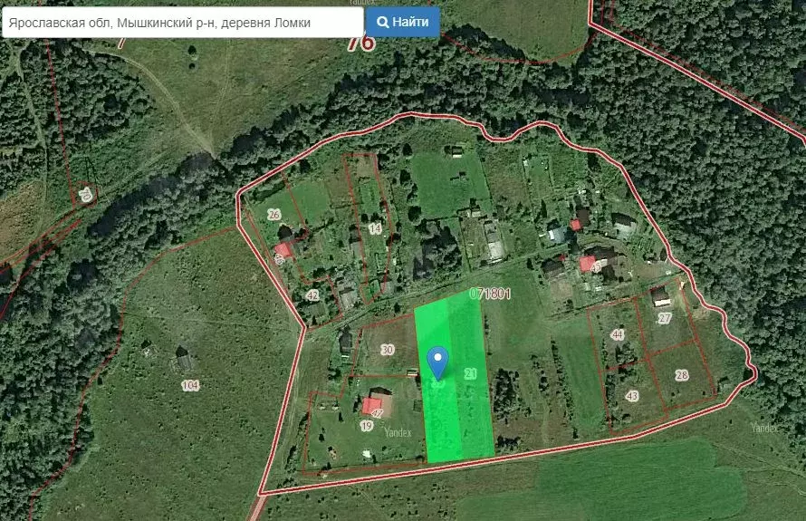Кадастровая карта мышкинского района ярославской области