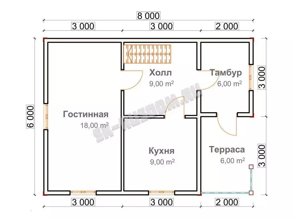 Дом в Калининградская область, Гурьевский муниципальный округ, посёлок ... - Фото 2