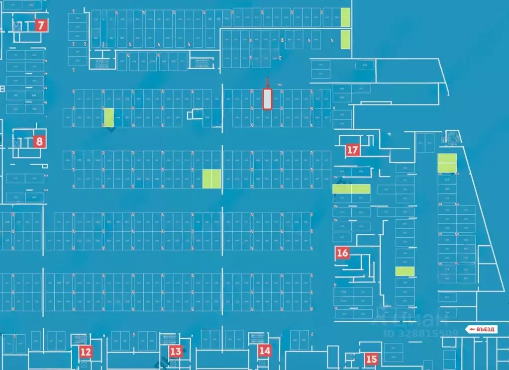 Гараж в Москва Кочновский проезд, 4к2 (12 м) - Фото 1
