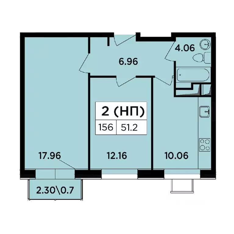 2-к кв. Москва Березовая аллея, 19к6 (48.3 м) - Фото 0