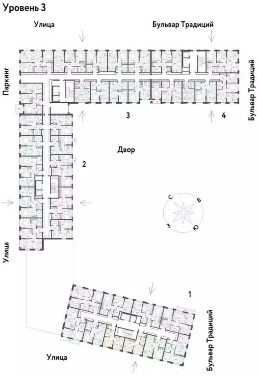 Студия Тюменская область, Тюмень ул. Андрея Кореневского, 1к2 (28.74 ... - Фото 2
