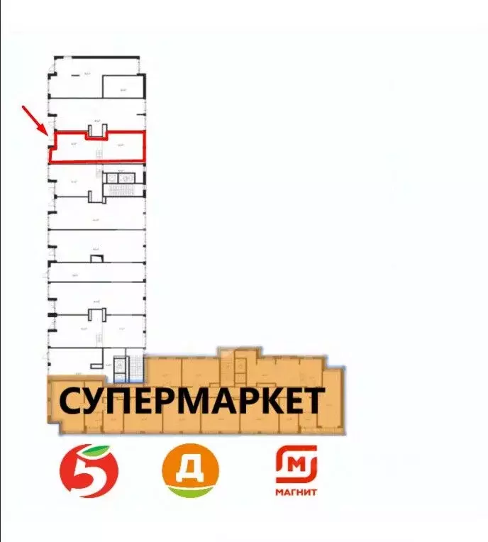 Торговая площадь в Московская область, Химки Клязьма-Старбеево мкр, ... - Фото 2