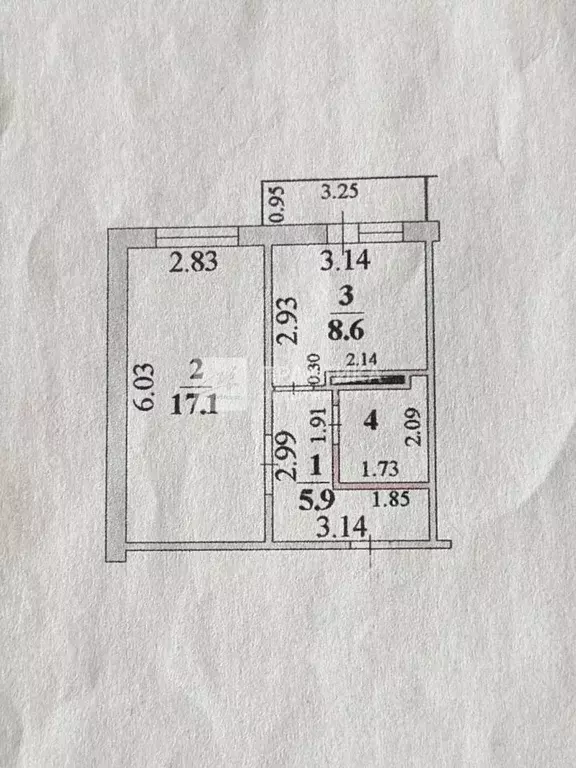 1-к кв. Липецкая область, Липецк ул. Леонтия Кривенкова, 19 (34.9 м) - Фото 2