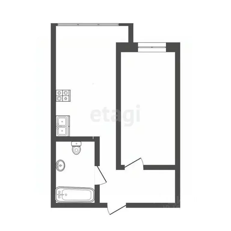 1-к кв. Московская область, Яхрома Дмитровский муниципальный округ, ... - Фото 2