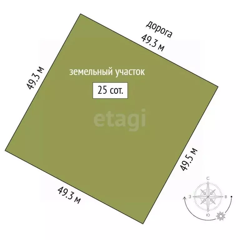 Участок в Татарстан, Менделеевский район, Монашевское с/пос, с. Новый ... - Фото 1