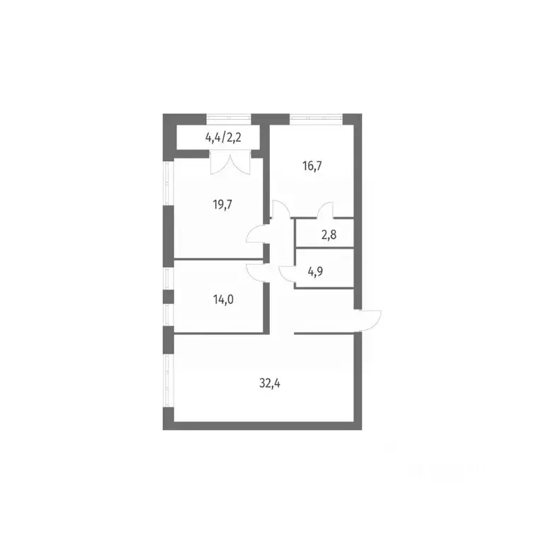 3-к кв. Санкт-Петербург ул. Академика Константинова, 1к1 (104.59 м) - Фото 0
