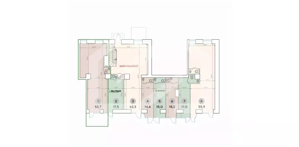 Помещение свободного назначения в Москва Ленинградский просп., 33К3 ... - Фото 2