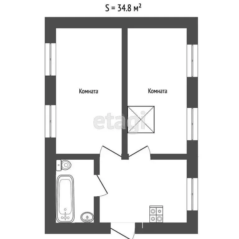 Дом в Ирбит, улица Радищева (98 м) - Фото 1