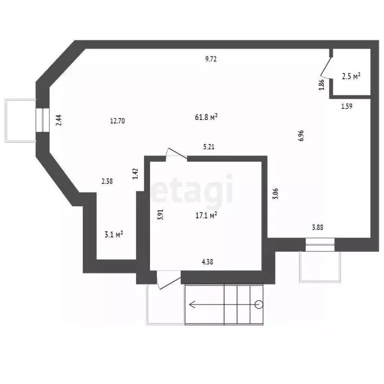 Помещение свободного назначения в Тюменская область, Тюмень ул. ... - Фото 2