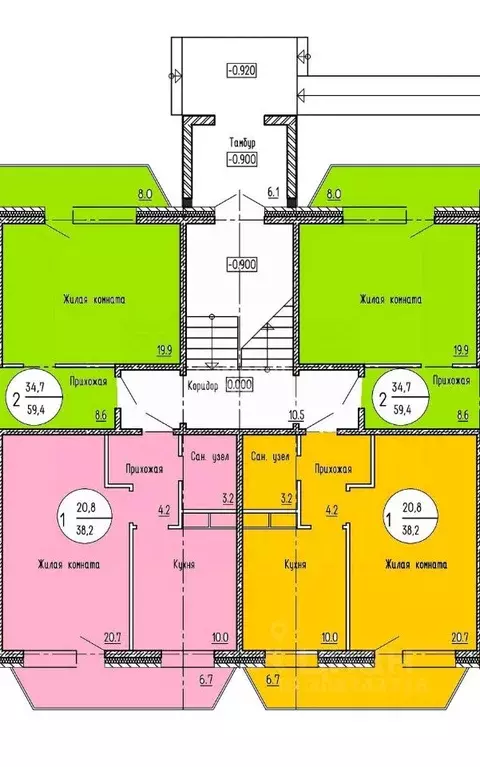 1-к кв. Бурятия, Улан-Удэ 140А мкр, 27 (38.2 м) - Фото 1