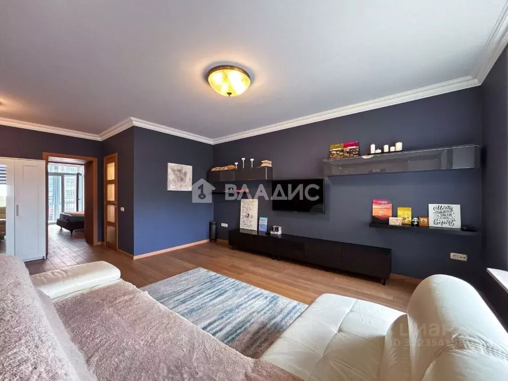 2-к кв. Калининградская область, Светлогорск Фруктовая ул., 10к1 (55.4 ... - Фото 1