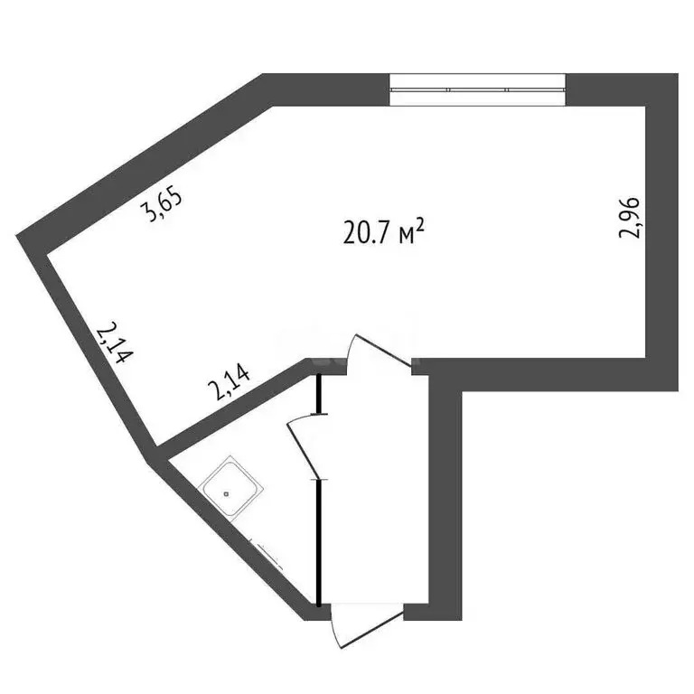 Квартира-студия: Вологда, улица Горького, 148 (29.1 м) - Фото 1