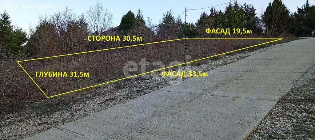 Участок в село Сукко, Ореховый проезд (7.84 м) - Фото 0