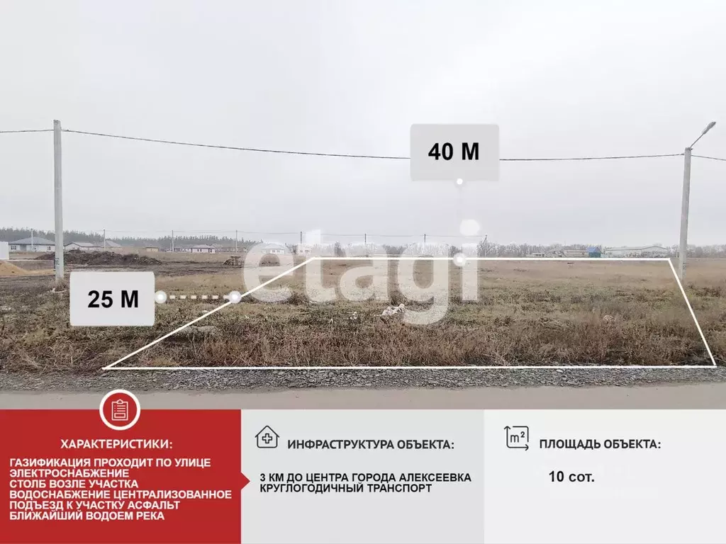 Участок в Белгородская область, Белгород Песчаная ул. (10.0 сот.) - Фото 0