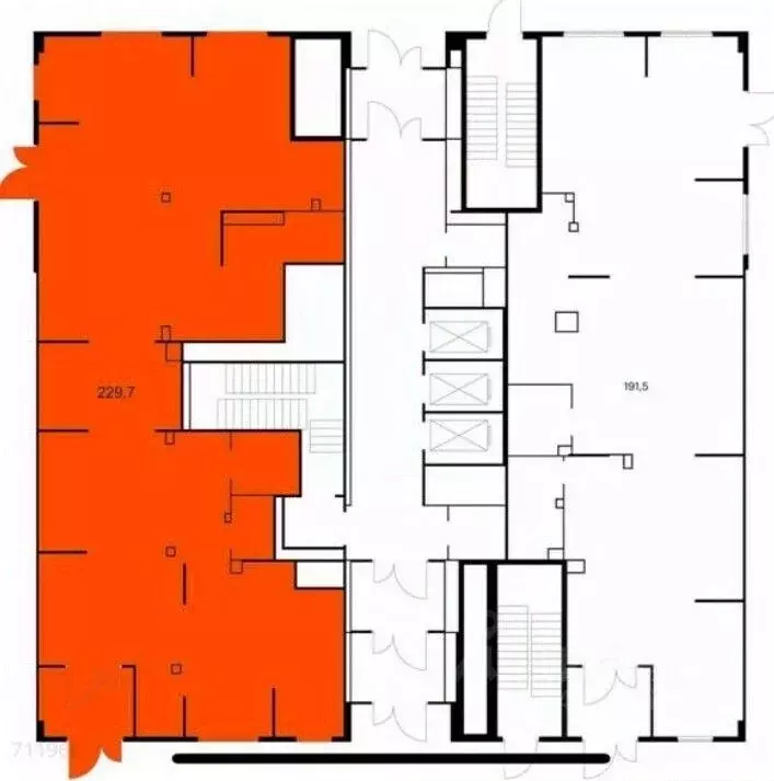 Торговая площадь в Москва Барклая 6 жилой комплекс, к3 (230 м) - Фото 1