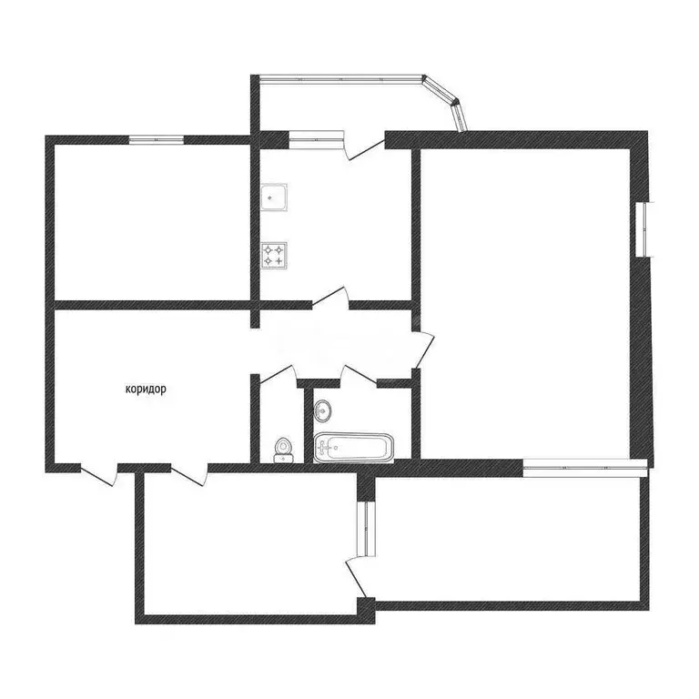 2-комнатная квартира: Белгород, улица Лермонтова, 47А (81.9 м) - Фото 0