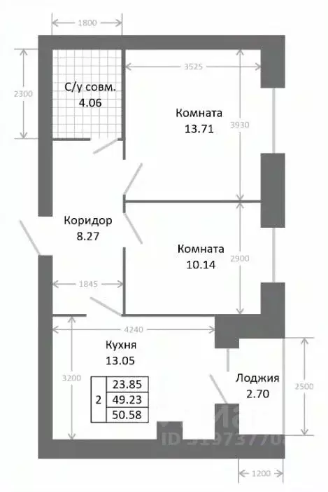 2-к кв. Ярославская область, Ярославль Клубная ул., 27 (50.58 м) - Фото 0