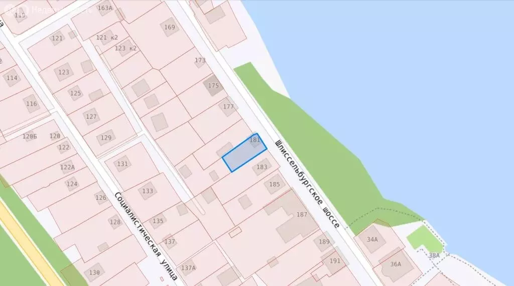 Участок в посёлок Усть-Ижора, Шлиссельбургское шоссе, 181 (7.42 м) - Фото 1