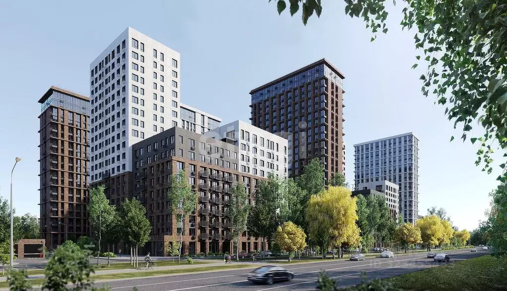 3-к кв. Татарстан, Казань Батталовский жилой комплекс (64.76 м) - Фото 1