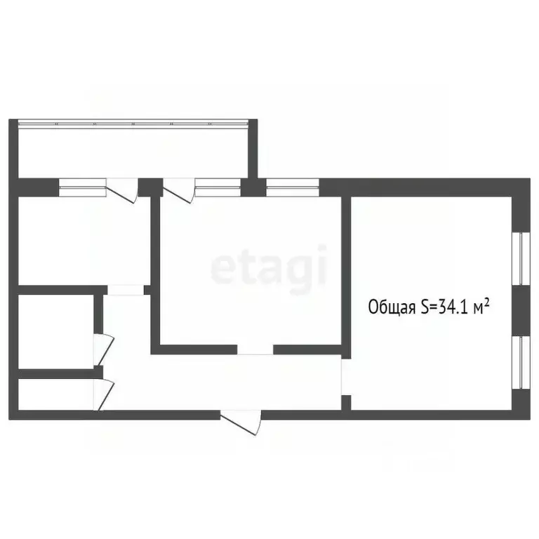 2-к кв. Кемеровская область, Ленинск-Кузнецкий Комсомольская ул., 18 ... - Фото 1