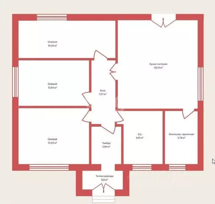 Дом в Липецкая область, Липецк Мечта СНП, 203 (102 м) - Фото 2