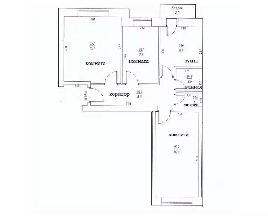 3-к кв. Тверская область, Зубцов Южный мкр, 7 (63.25 м) - Фото 0