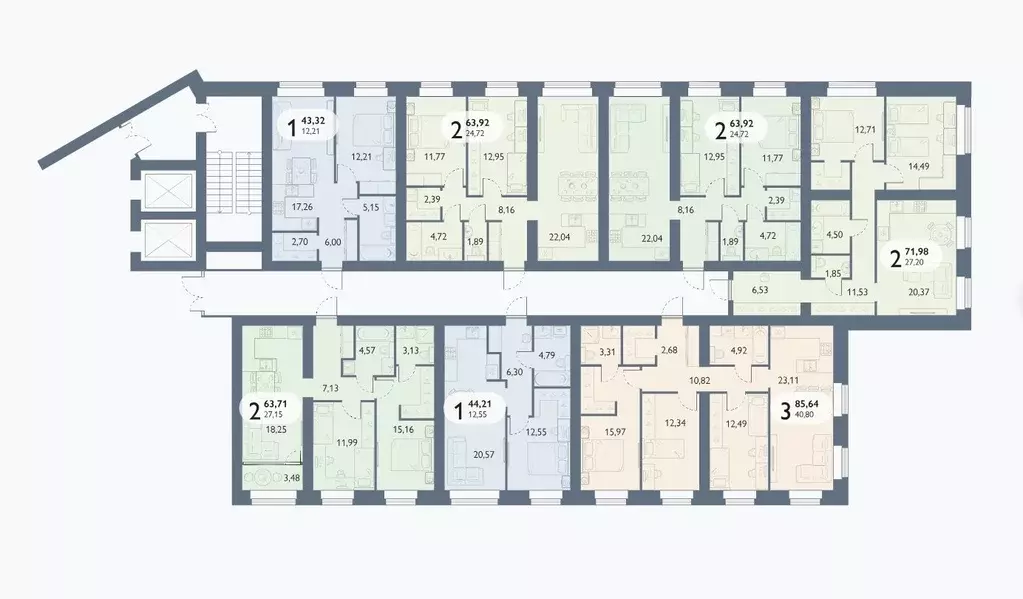 2-к кв. Брянская область, Брянский район, пос. Мичуринский, ... - Фото 2
