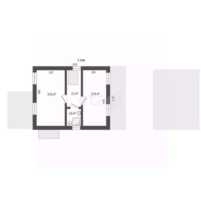 Дом в Вологодская область, Тотемский муниципальный округ, пос. ... - Фото 1