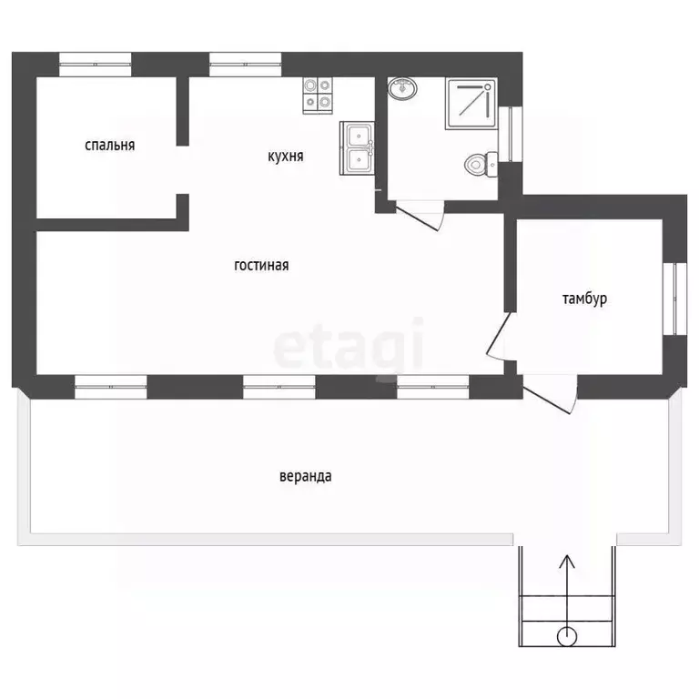 Дом в Вологодская область, Череповецкий район, д. Остров ... - Фото 2