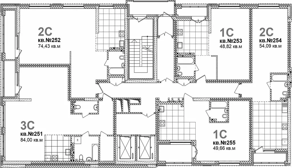 Студия Новосибирская область, Новосибирск Садовая ул., 17 (49.66 м) - Фото 1