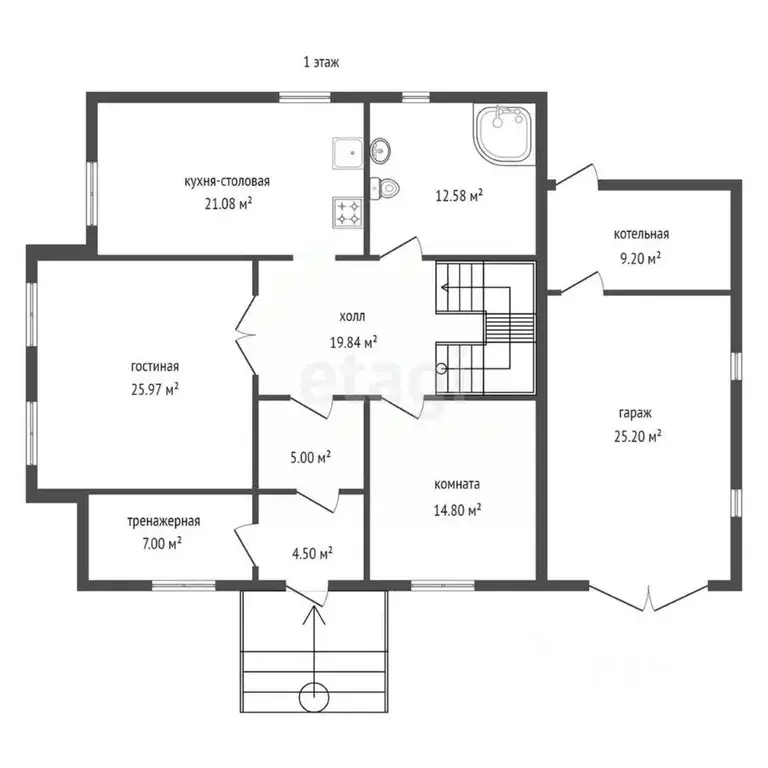 Дом в Красноярский край, Емельяновский муниципальный округ, Отрадное ... - Фото 2