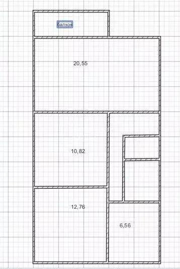 3-к кв. Ульяновская область, Ульяновск Октябрьская ул., 19а (60.34 м) - Фото 2
