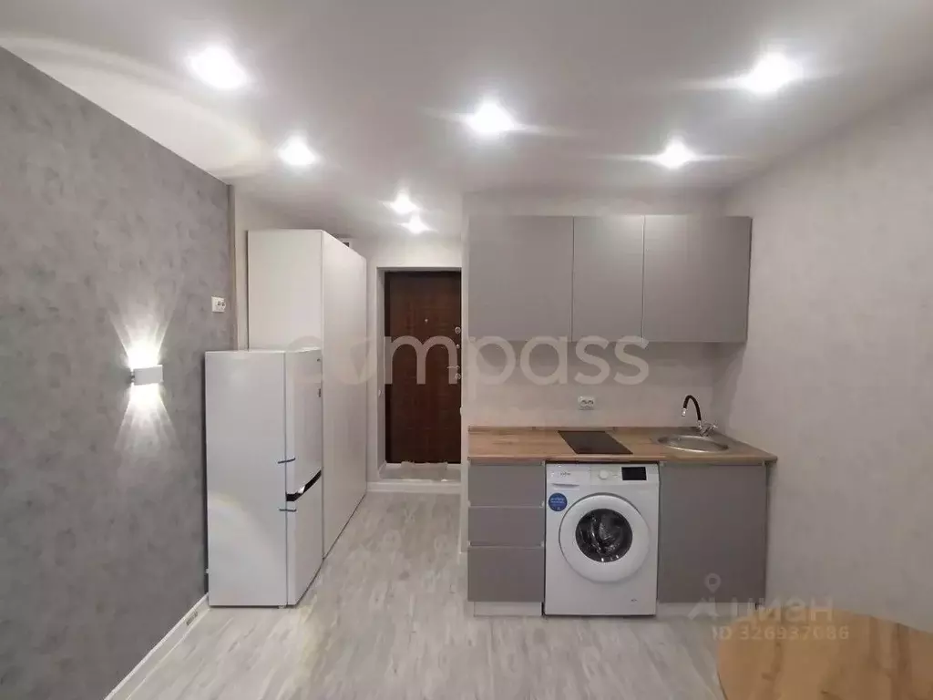 Студия Тюменская область, Тюмень ул. 30 лет Победы, 77 (20.7 м) - Фото 1