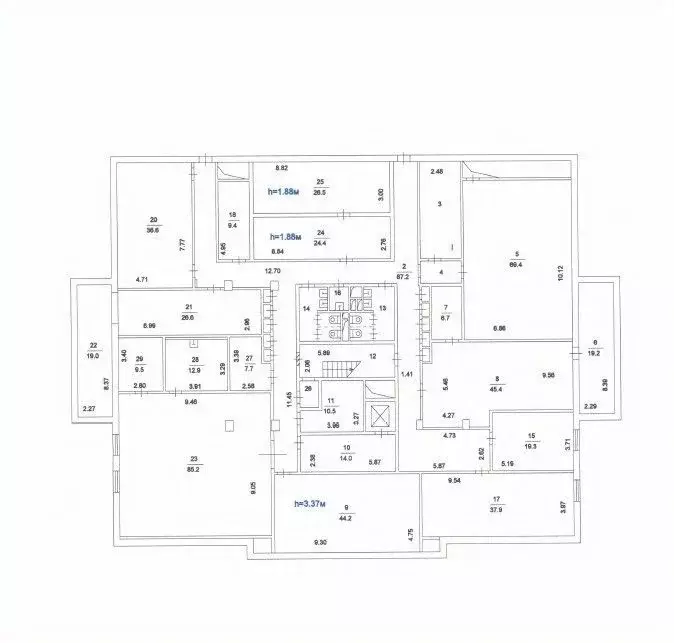 Офис в Москва ул. Лужники, 24С20 (2450 м) - Фото 1