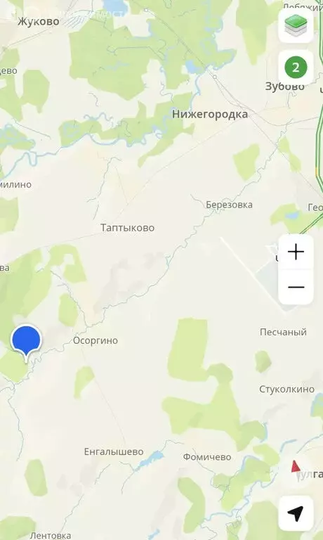 Участок в Таптыковский сельсовет, НСТ Посёлок Новое Осоргино (7.8 м) - Фото 2