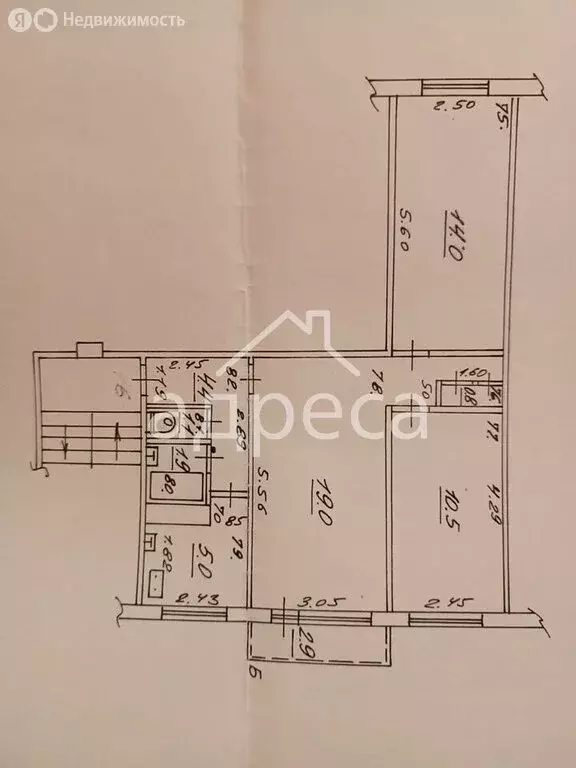 3-комнатная квартира: Самара, проспект Карла Маркса, 438 (57.6 м) - Фото 1