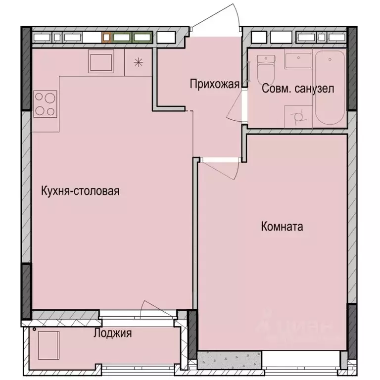 1-к кв. Татарстан, Казань Седьмое Небо жилрайон, Унай жилой комплекс ... - Фото 1