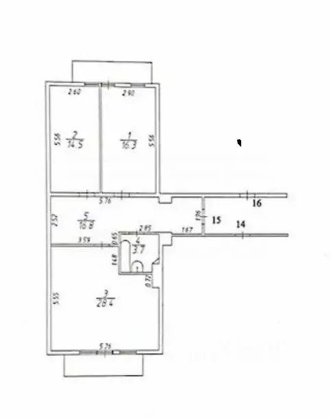 2-к кв. Калужская область, Балабаново г. Боровский муниципальный ... - Фото 2